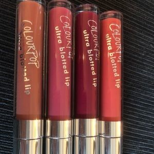 Colourpop ultra blot liquid lipsticks x4 bundle